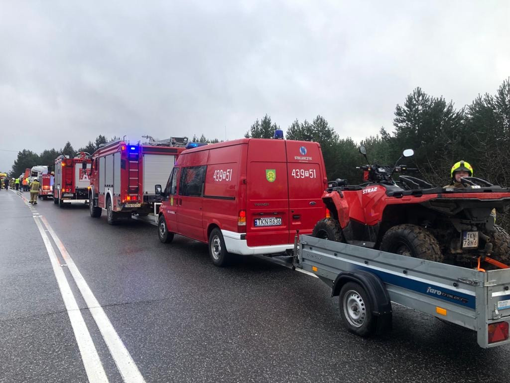 Karambol na DK74 w okolicach Jacentowa! [zdjęcia]