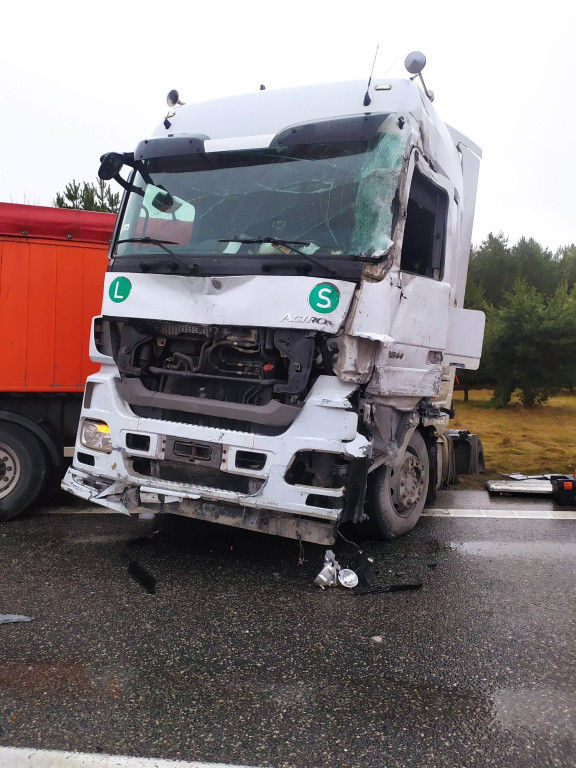 Karambol na DK74 w okolicach Jacentowa! [zdjęcia]