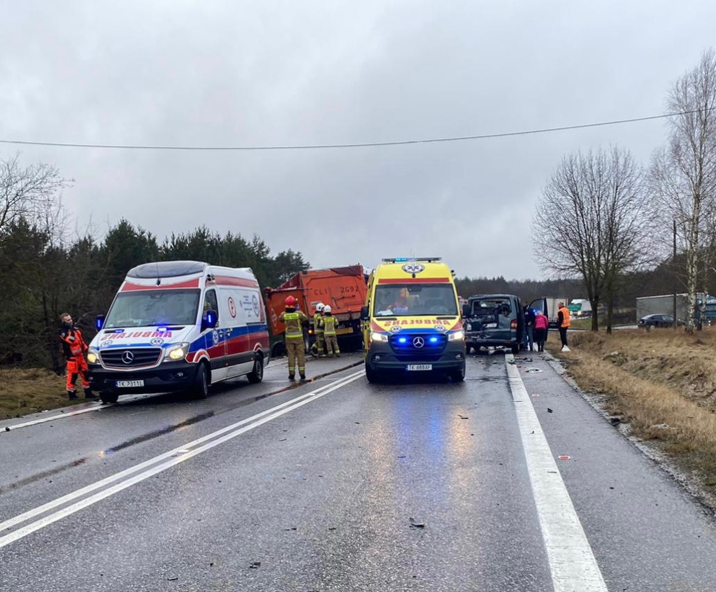 Karambol na DK74 w okolicach Jacentowa! [zdjęcia]
