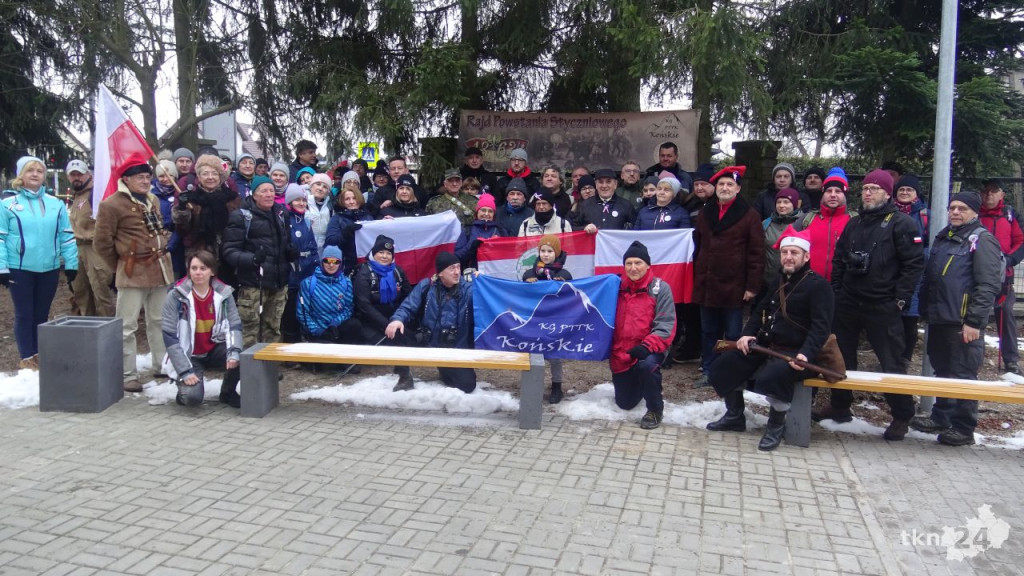 II Rajd Powstania Styczniowego w Końskich [wideo, zdjęcia]