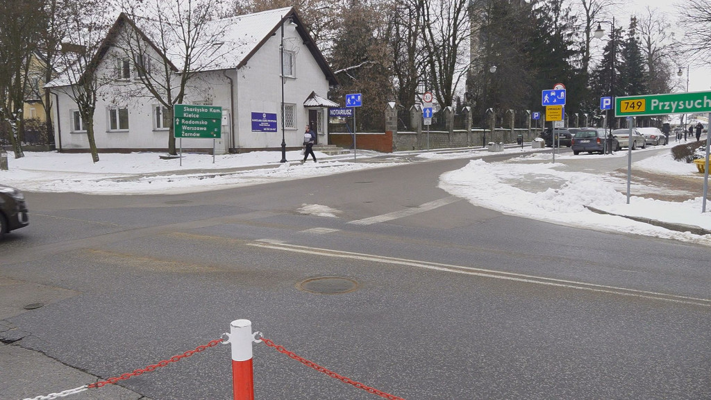 Końskie: Zamkową, ks. Granata, Piłsudskiego i Odrowąża połączy rondo [wideo, zdjęcia]