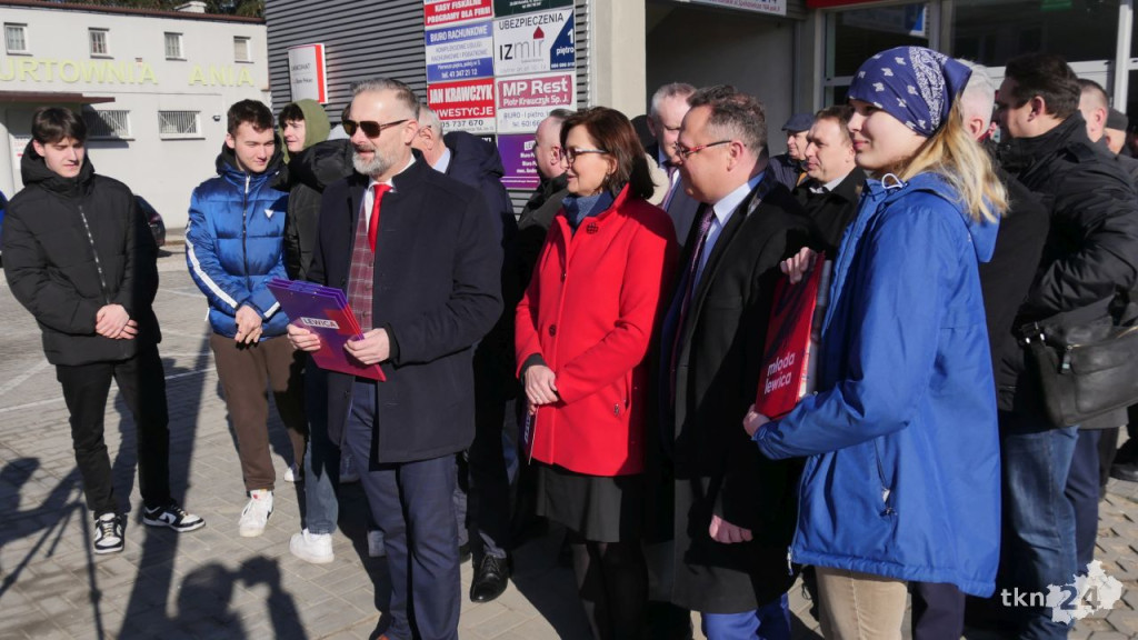 Posłowie Lewicy o programie wyborczym w Końskich [wideo]