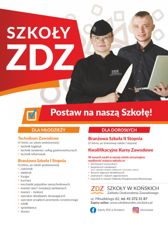 Postaw na dobrą szkołę, postaw na Szkoły ZDZ! [zdjęcia]
