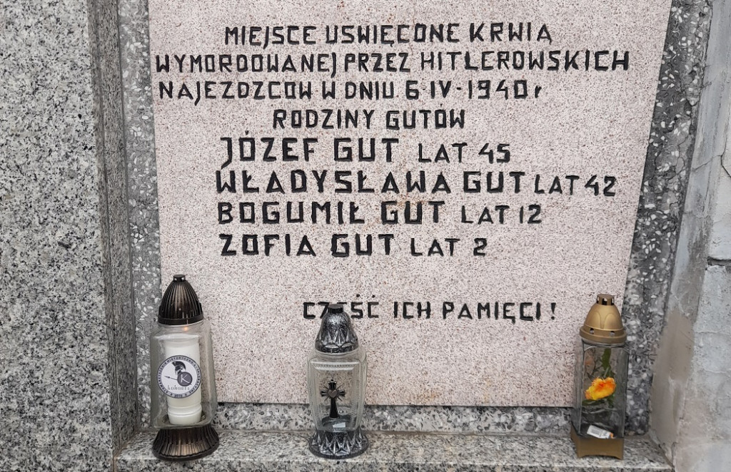 Wspominali wymordowaną rodzinę Gutów ze Stąporkowa