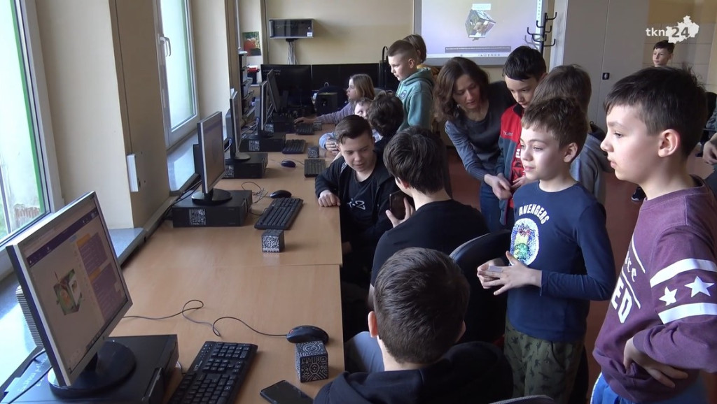 W Stadnickiej Woli uczyli się programować gry w ramach współpracy z Goethe-Institut [wideo, zdjęcia]