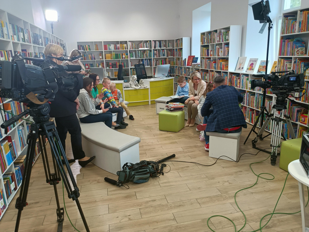 Konecka Biblioteka będzie gwiazdą TVP Kultura [zdjęcia]