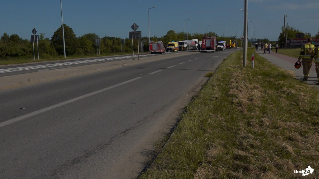 Wypadek autobusu w Końskich [AKTUALIZACJA, wideo, zdjęcia]