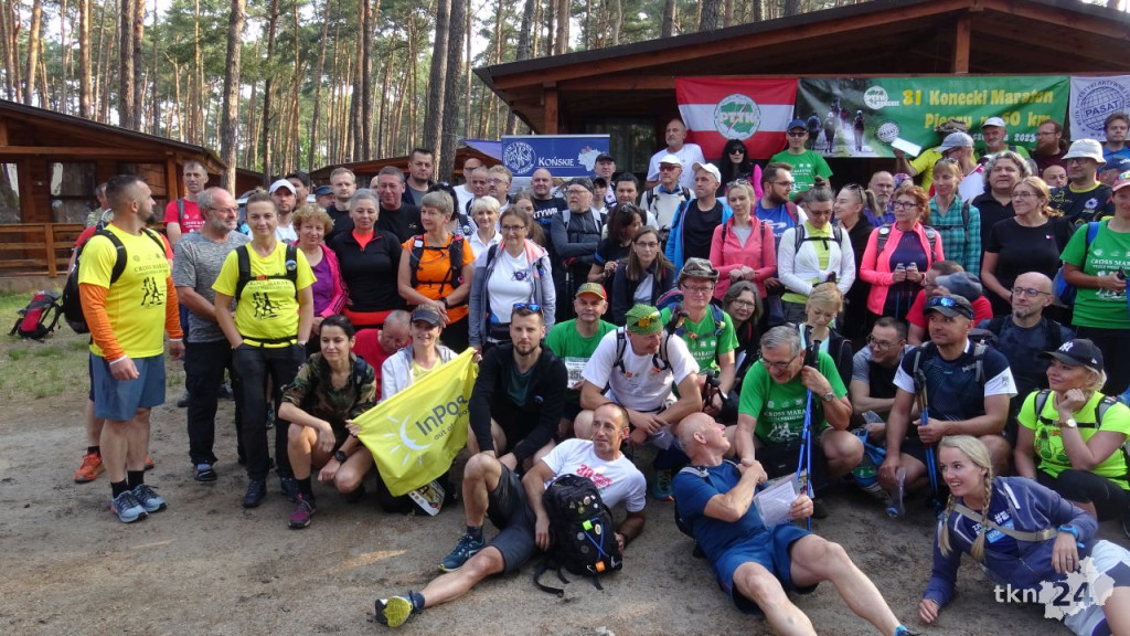 50 km po szlakach Konecczyzny. 31. Konecki Maraton Pieszy [wideo, zdjęcia]