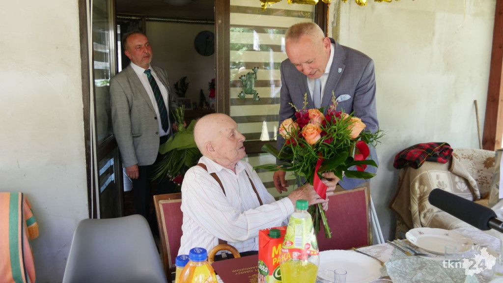 Wacław Skiba z Borowca ma już sto lat! [wideo, zdjęcia]