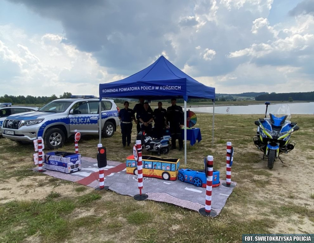Profilaktyczne działania nad Zalewem Antoniów [zdjęcia]