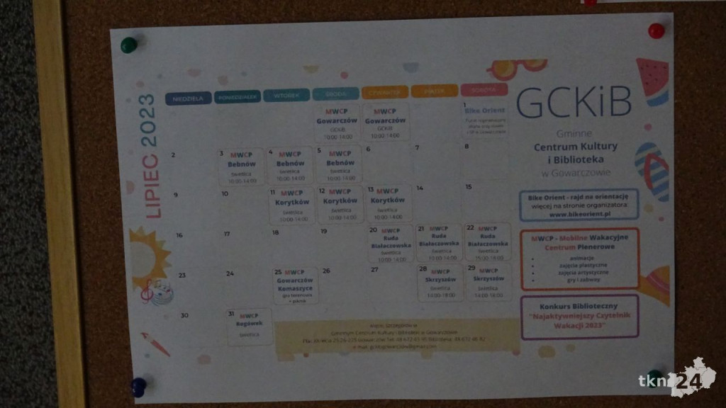 Wakacyjne zajęcia dla dzieci w GCKiB Gowarczów [wideo, zdjęcia]