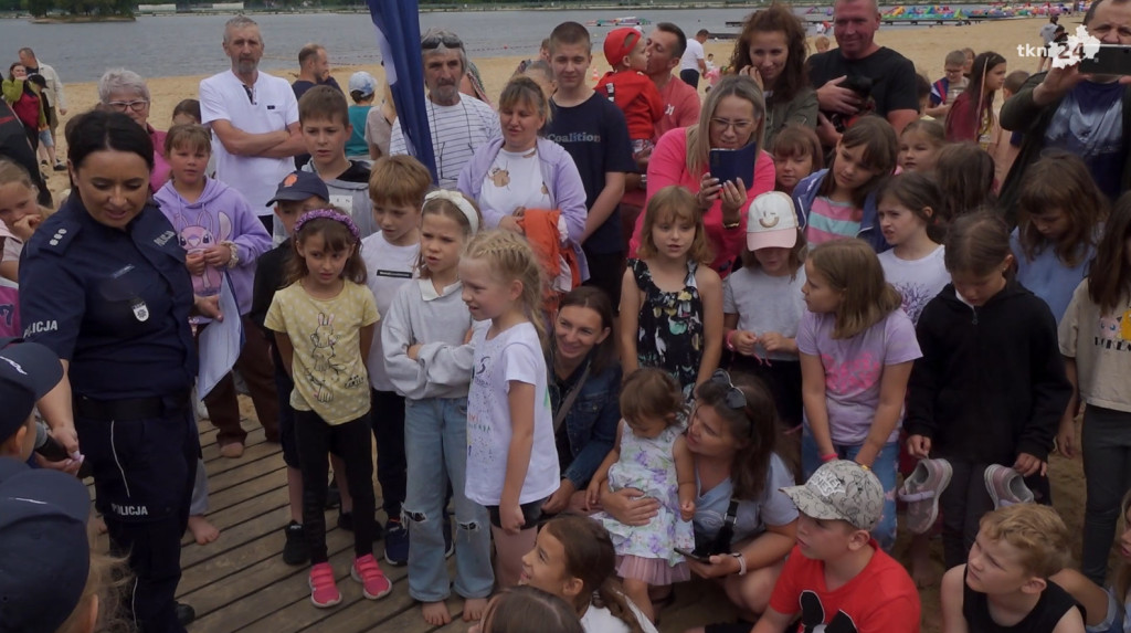 Kręci ich bezpieczeństwo nad wodą. Profilaktyczne wydarzenie w Sielpi [wideo, zdjęcia]