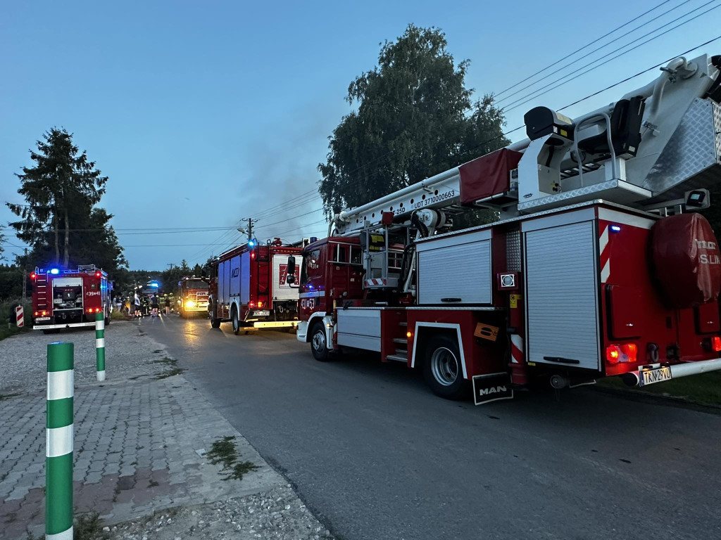 Radoszyce: Pożar domu w Węgrzynie