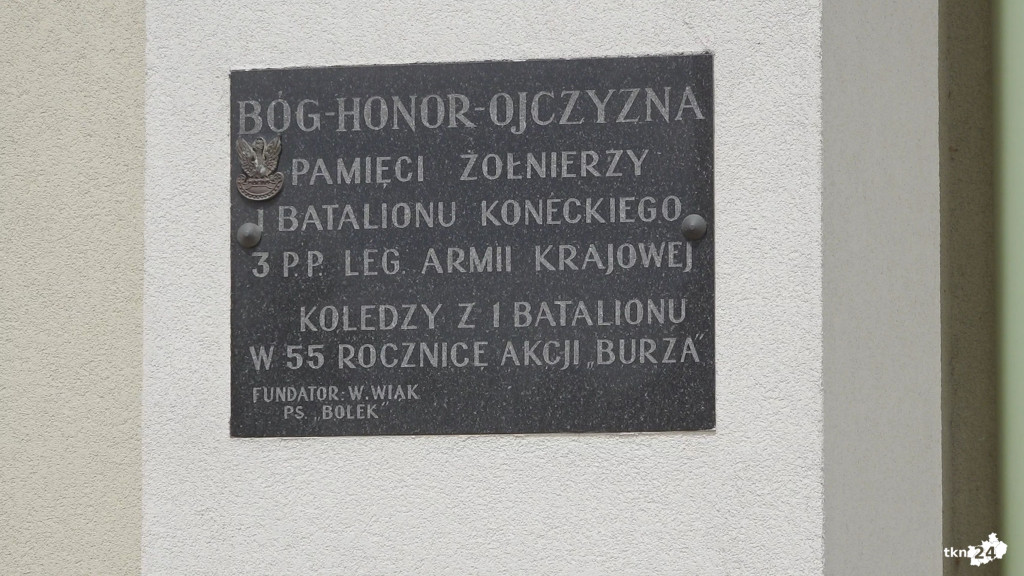 Uczcili 79. rocznicę `Akcji Burza` w Końskich [wideo, zdjęcia]