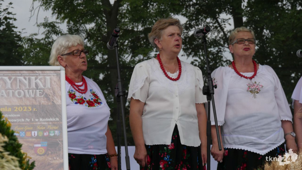 Rolnicze święto powiatu koneckiego z pięknymi wieńcami i na ludową nutę [wideo, zdjęcia]
