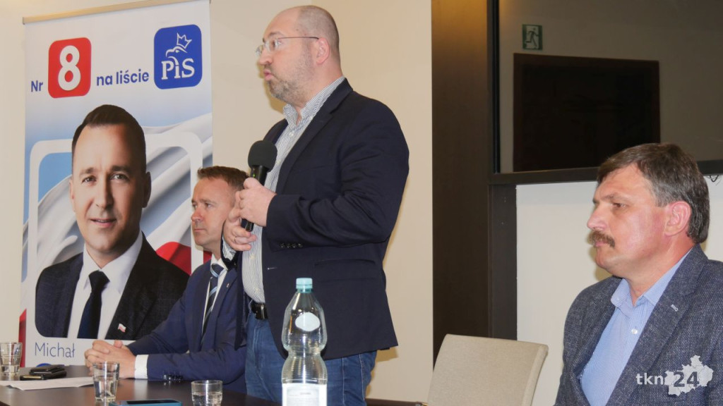 Adam Bielan i Michał Cieślak na otwartym spotkaniu w Końskich [wideo, zdjęcia]