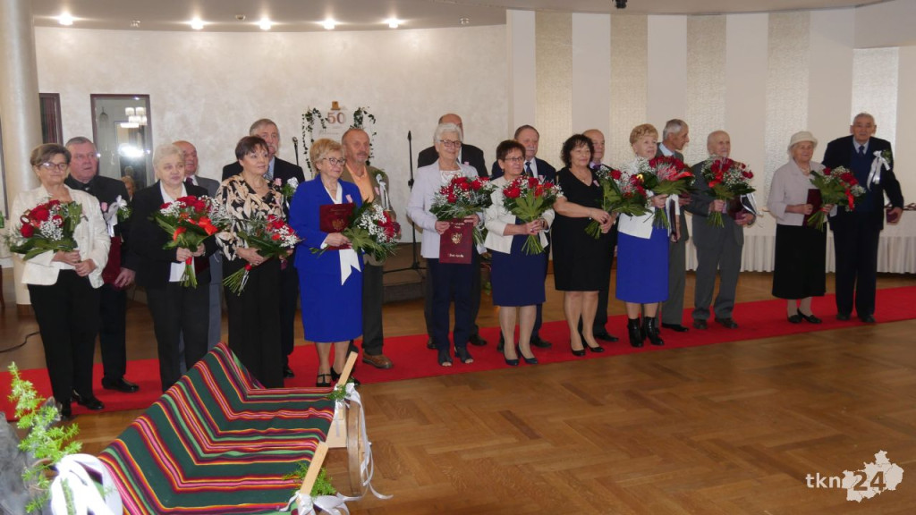 Złote Gody w Końskich. 29 par świętowało w Astorii [wideo, zdjęcia]