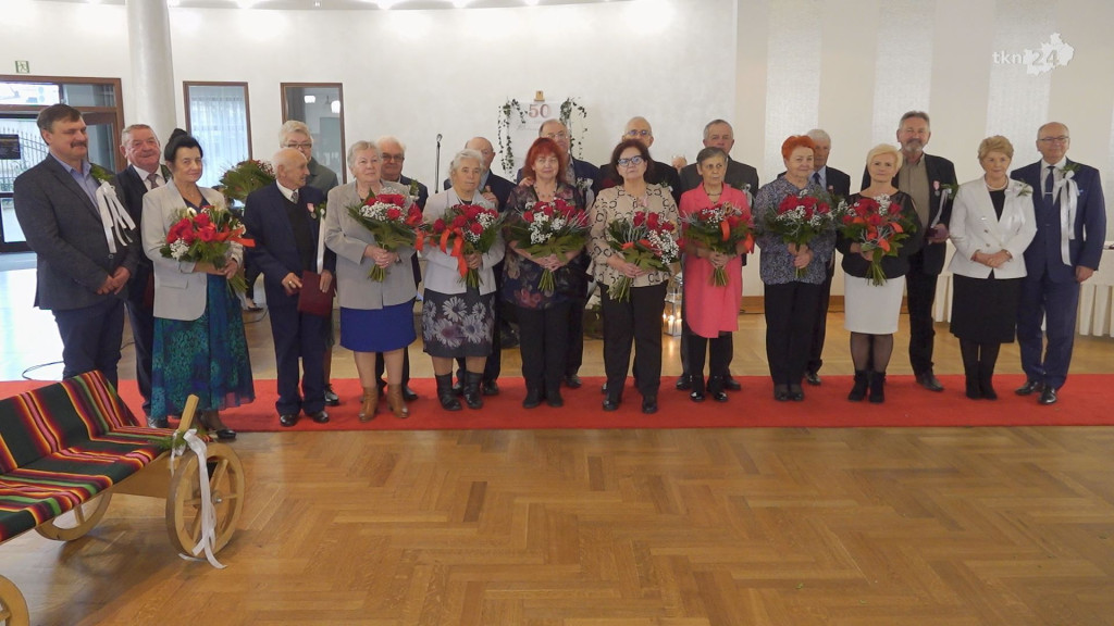 Złote Gody w Końskich. 29 par świętowało w Astorii [wideo, zdjęcia]