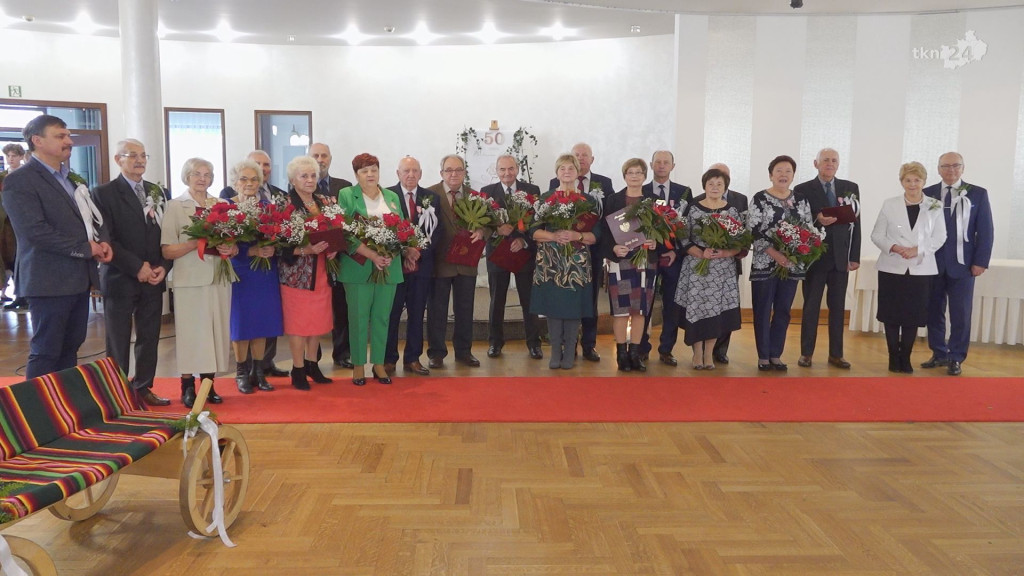 Złote Gody w Końskich. 29 par świętowało w Astorii [wideo, zdjęcia]