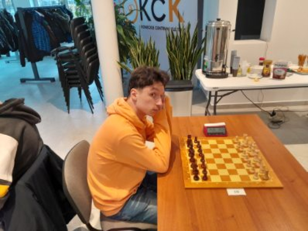 Marcin Oleksa najlepszy w turnieju szachowym w KCK-u [zdjęcia]