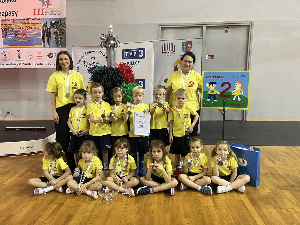 Przedszkole nr 2 na Świętokrzyskiej Olimpiadzie Przedszkolaka