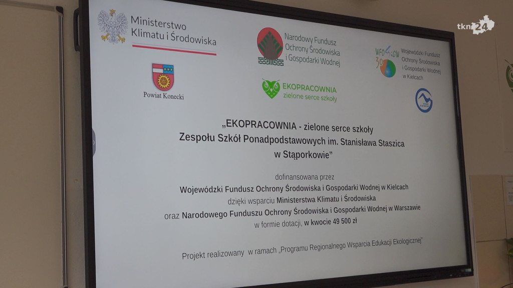 ZSP Stąporków ma swoje zielone serce. Otworzono tam ekopracownię [wideo, zdjęcia]