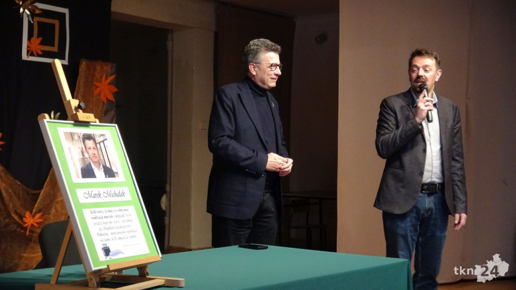 Spotkanie z Markiem Michalakiem w Szkole Podstawowej nr 1 w Końskich [wideo, zdjęcia]