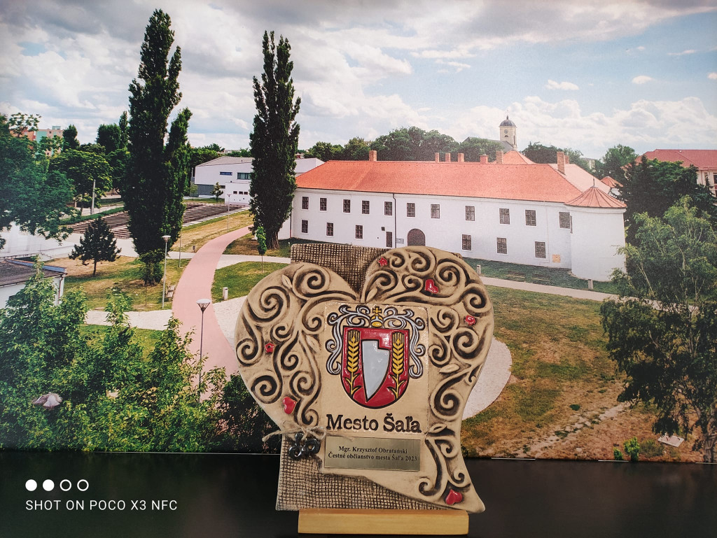 Krzysztof Obratański honorowym obywatelem miasta Šaľa na Słowacji [zdjęcia]