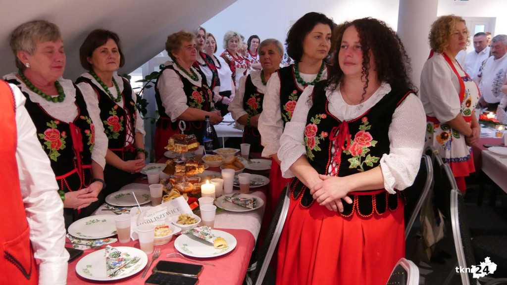 Koła Gospodyń Wiejskich spotkały się na wspólnej wigilii [wideo, zdjęcia]
