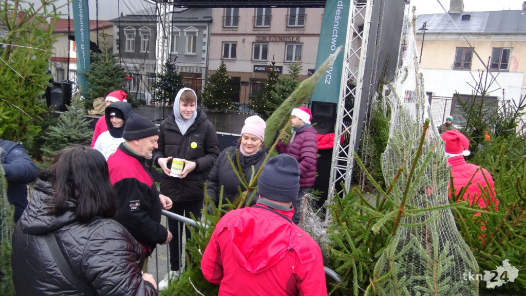 Tłumy po choinki. Jarmark w Końskich w sobotę [wideo, zdjęcia]