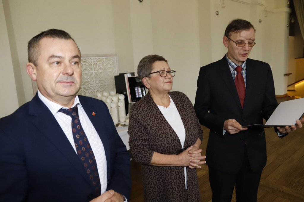 Podopieczni Warsztatu Terapii Zajęciowej na świątecznym spotkaniu [zdjęcia]