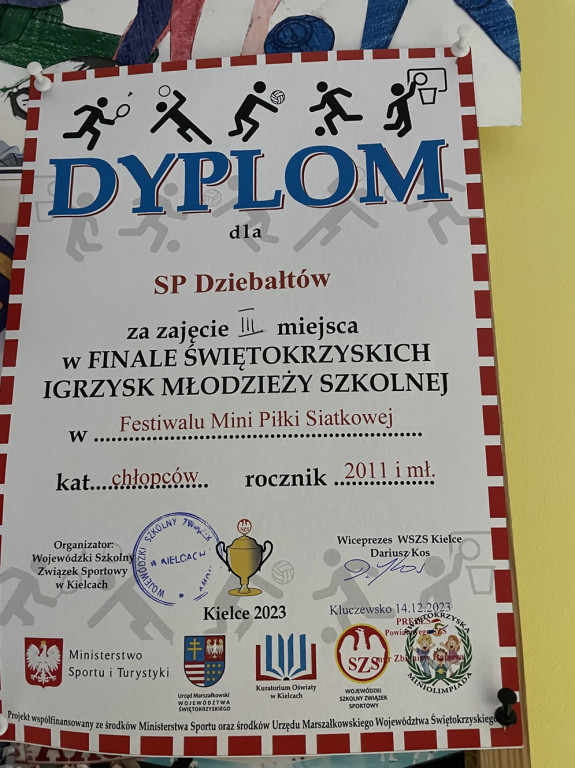 Dziebałtów z brązowym medalem w Świętokrzyskich Igrzyskach Młodzieży Szkolnej [zdjęcia]
