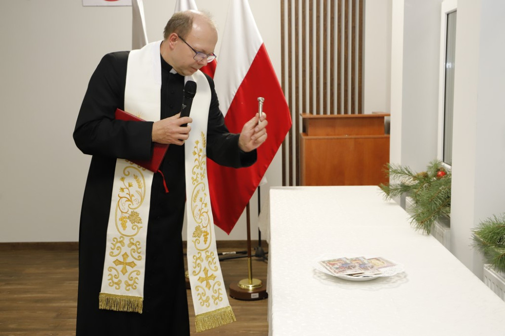 Podzielili się opłatkiem w Starostwie Powiatowym [zdjęcia]