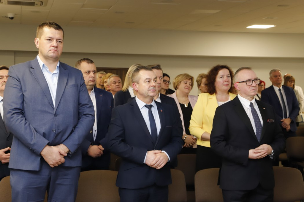 Podzielili się opłatkiem w Starostwie Powiatowym [zdjęcia]