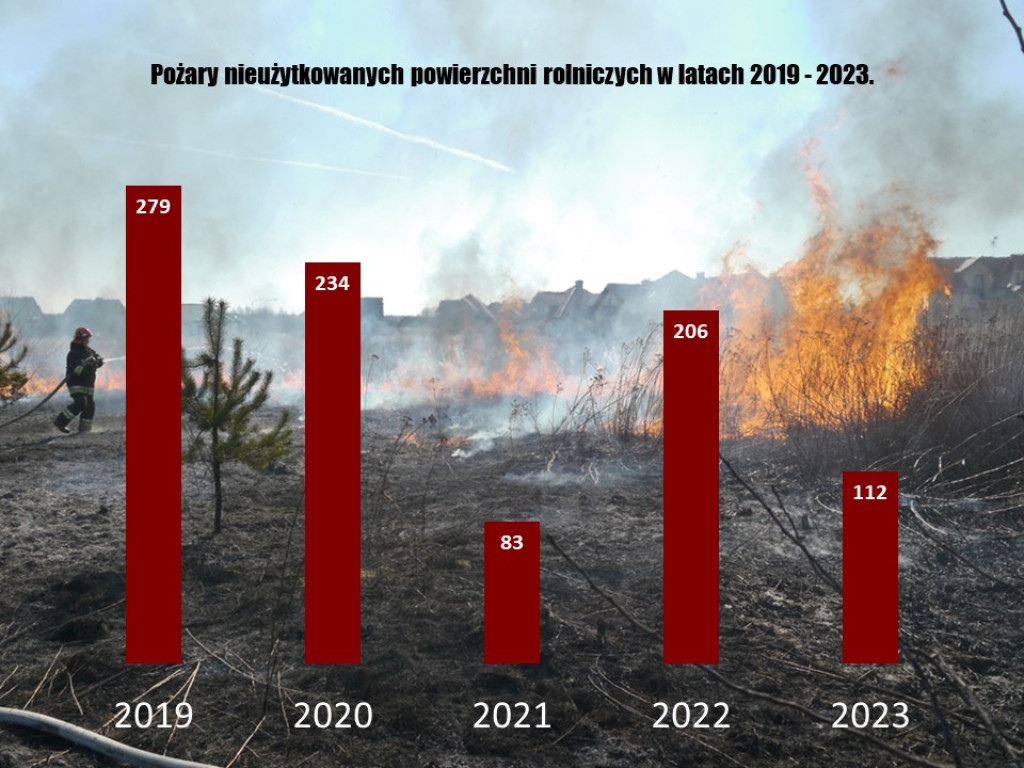 Strażacy podsumowali rok. Mniejsza ilość zdarzeń i pożarów [zdjęcia]
