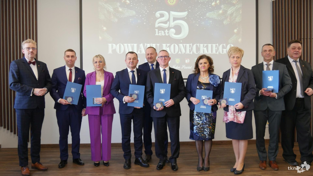 Jubileusz 25-lecia powiatu koneckiego. Relacja wideo i foto