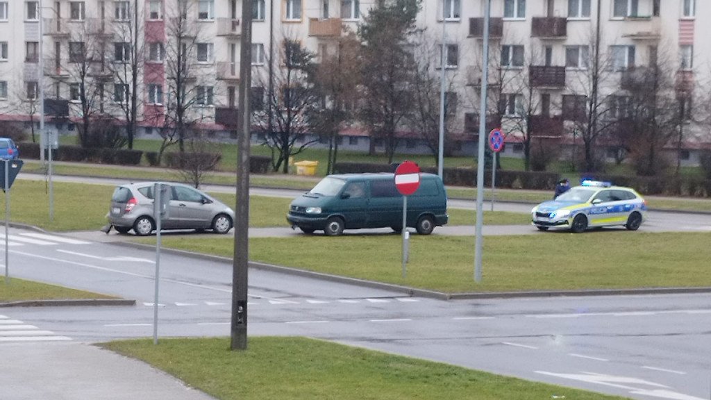 Kolizja obok Kauflandu w Końskich