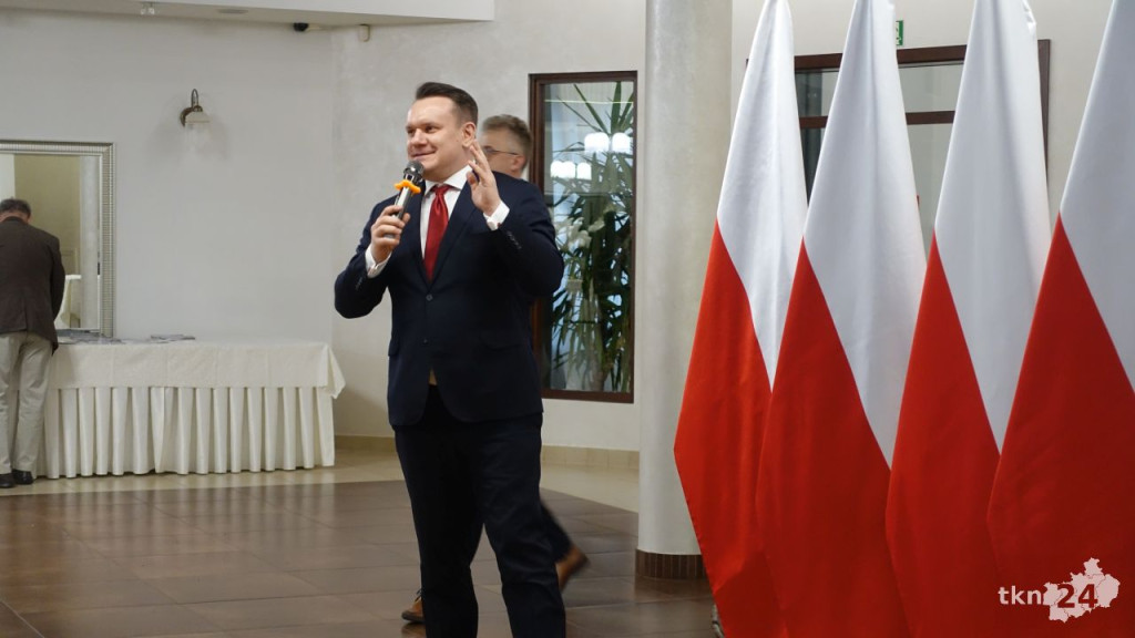 Europoseł Tarczyński w Końskich. Z poparciem dla Werensa i o przyszłości Polski w UE [wideo, zdjęcia]