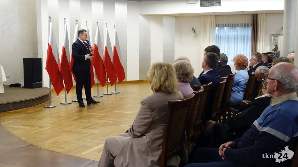 Europoseł Tarczyński w Końskich. Z poparciem dla Werensa i o przyszłości Polski w UE [wideo, zdjęcia]