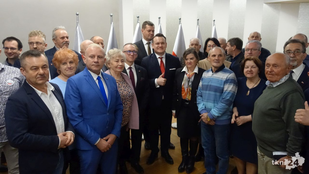Europoseł Tarczyński w Końskich. Z poparciem dla Werensa i o przyszłości Polski w UE [wideo, zdjęcia]