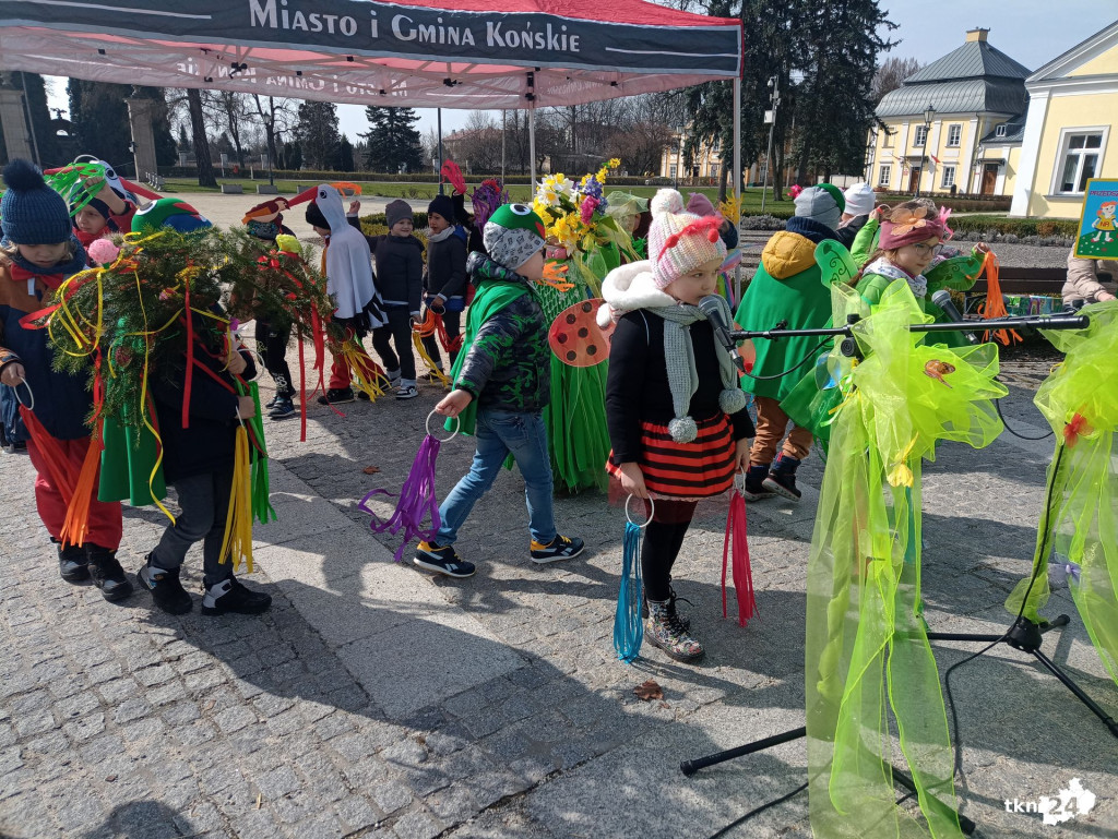 Radosne powitanie wiosny w Końskich [wideo, zdjęcia]