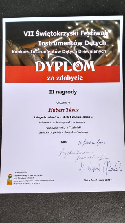 Kolejne sukcesy uczniów PSM I stopnia w Końskich [zdjęcia]