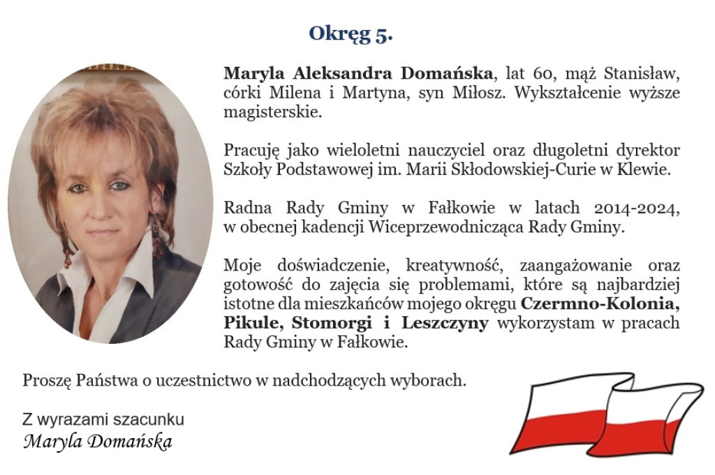 Rozwój Gminy naszym celem. Henryk Konieczny i KWW Samorząd Gminy Fałków - 2024 z apelem i prezentacją kandydatów