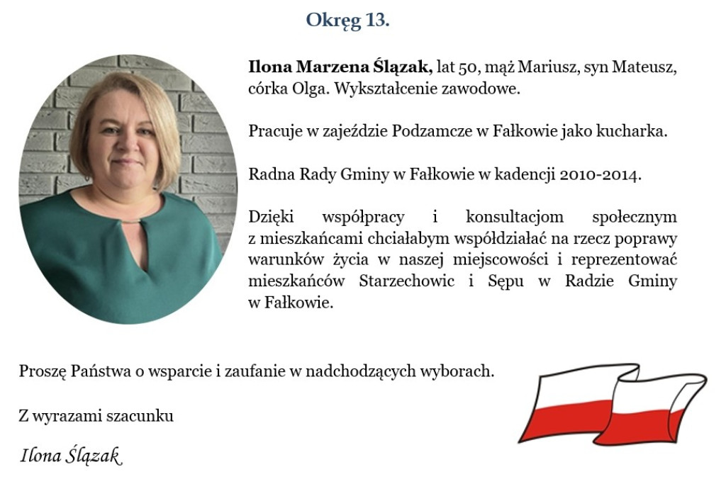 Rozwój Gminy naszym celem. Henryk Konieczny i KWW Samorząd Gminy Fałków - 2024 z apelem i prezentacją kandydatów