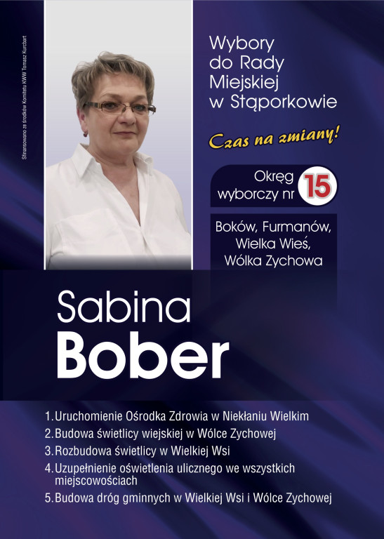 Kurcbart prezentuje postulaty dla gminy Stąporków i drużynę radnych