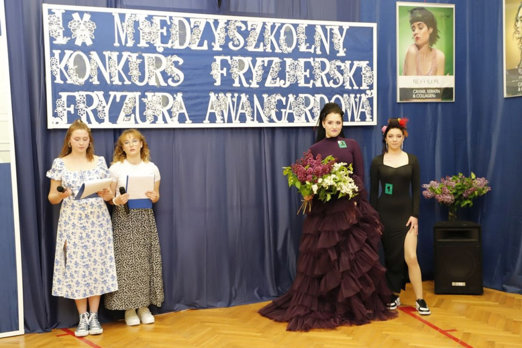IX Międzyszkolny Konkurs Fryzjerski w awangardowym stylu [wideo, zdjęcia]