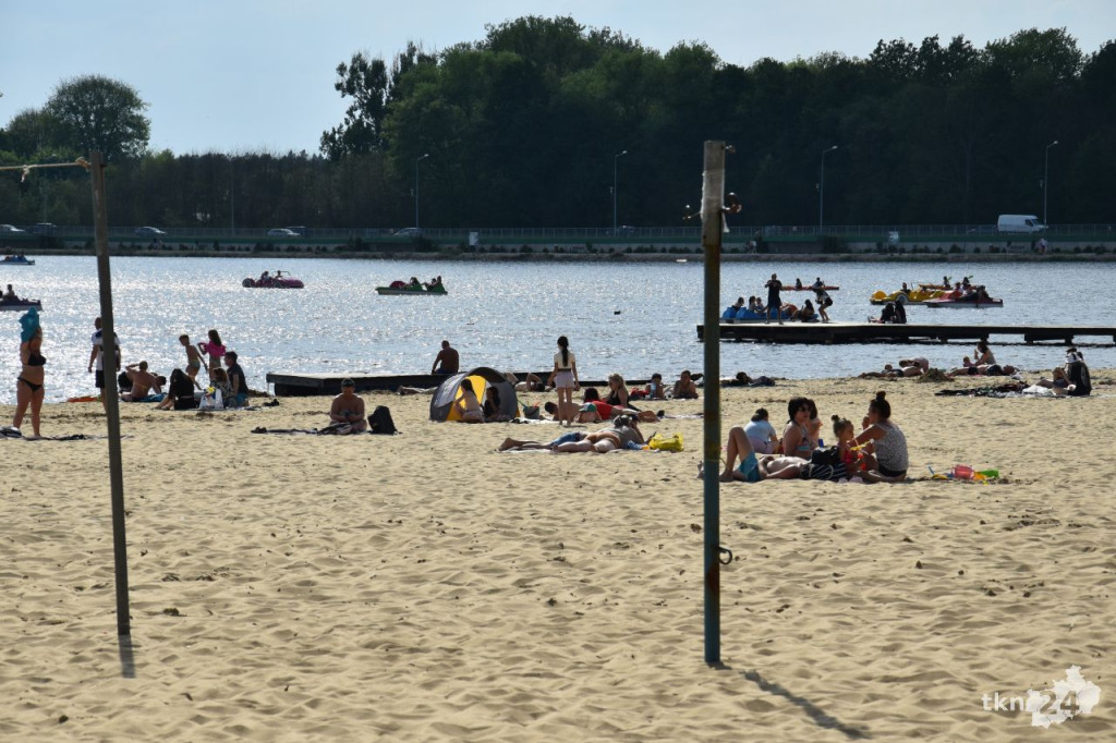 Tłumy nad zalewem w Sielpi w weekend majowy [wideo, zdjęcia]