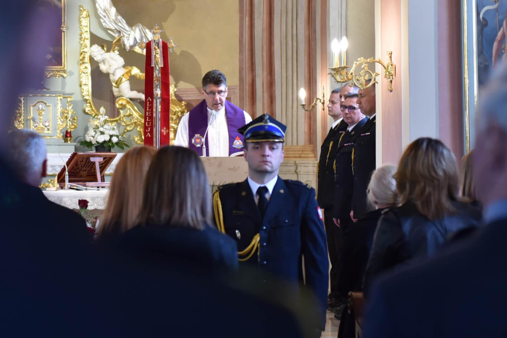 Uroczystości pogrzebowe śp. st. bryg. w st. spocz. Andrzeja Wyciszkiewicza