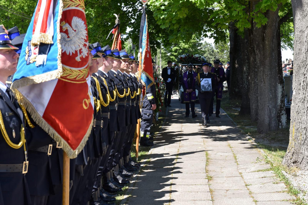 Uroczystości pogrzebowe śp. st. bryg. w st. spocz. Andrzeja Wyciszkiewicza