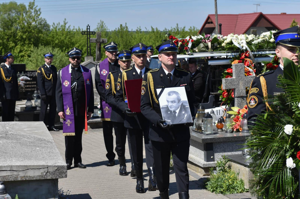 Uroczystości pogrzebowe śp. st. bryg. w st. spocz. Andrzeja Wyciszkiewicza
